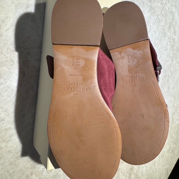 Sezane Jade Low Mules in Plum 39 (8) - Picture 5 of 5
